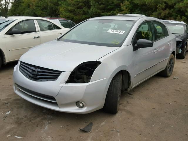 3N1AB6AP5BL720741 - 2011 NISSAN SENTRA 2.0 SILVER photo 2