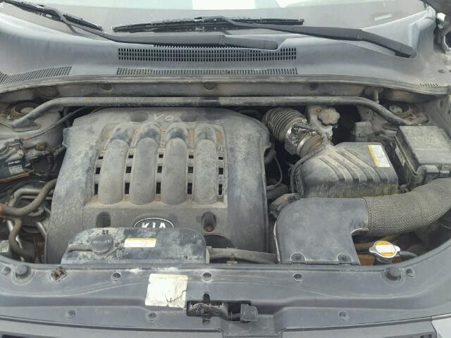 KNDJE723377318847 - 2007 KIA SPORTAGE E GRAY photo 7