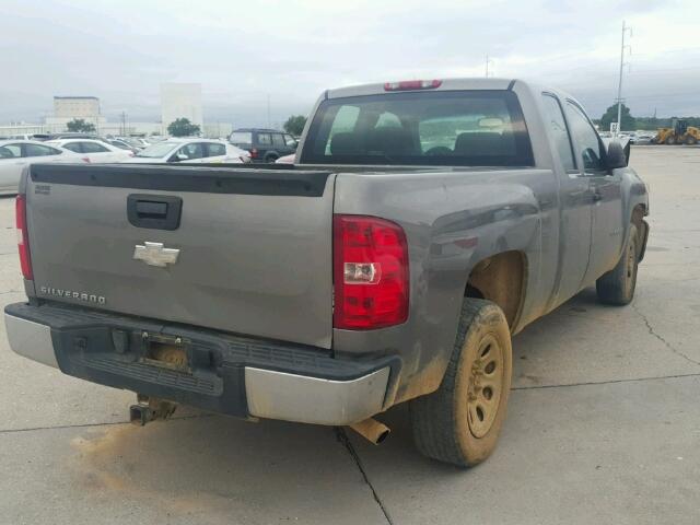 1GCEC19X58Z182899 - 2008 CHEVROLET SILVERADO GRAY photo 4