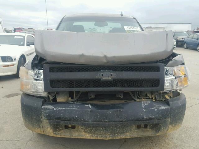 1GCEC19X58Z182899 - 2008 CHEVROLET SILVERADO GRAY photo 9