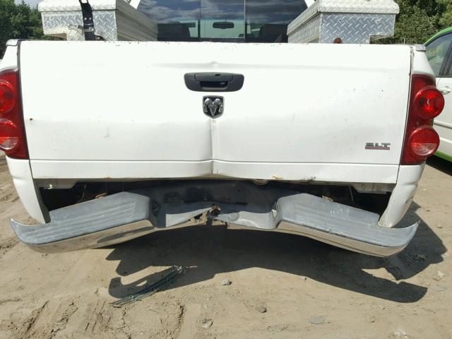 3D7KR28A47G793807 - 2007 DODGE RAM 2500 S Սպիտակ լուսանկար 9