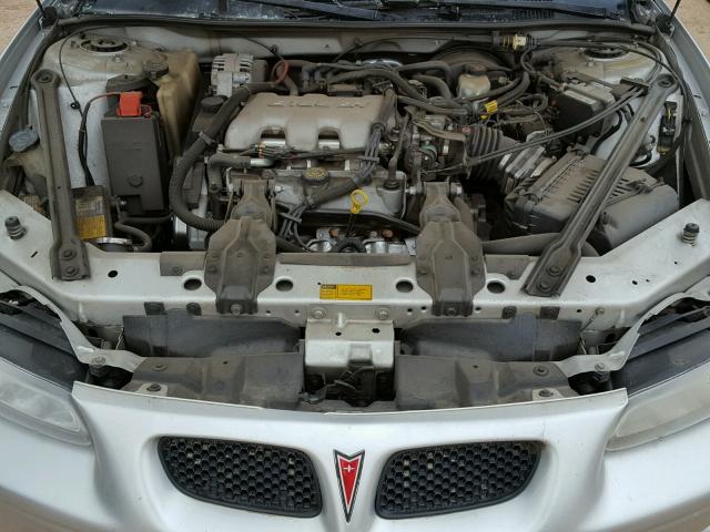 1G2WK52J41F132687 - 2001 PONTIAC GRAND PRIX SILVER photo 7