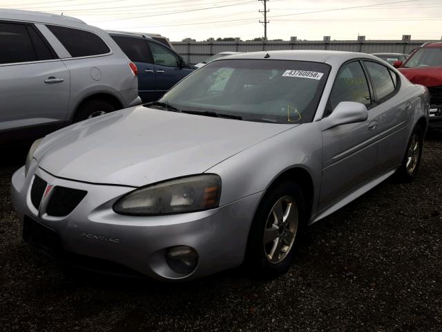 2G2WP522751313967 - 2005 PONTIAC GRAND PRIX Сріблястий фото 2