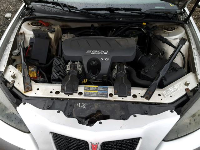 2G2WP522751313967 - 2005 PONTIAC GRAND PRIX Сріблястий фото 7