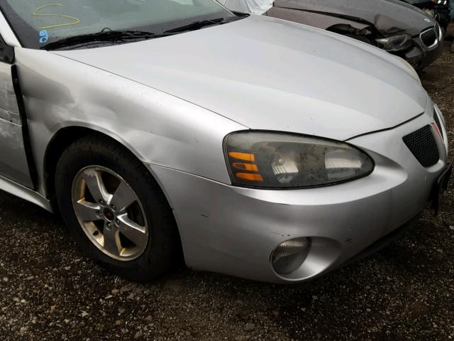 2G2WP522751313967 - 2005 PONTIAC GRAND PRIX Сріблястий фото 9