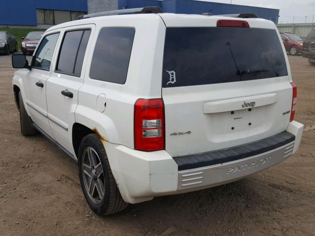 1J8FF48W48D778534 - 2008 JEEP PATRIOT LI WHITE photo 3