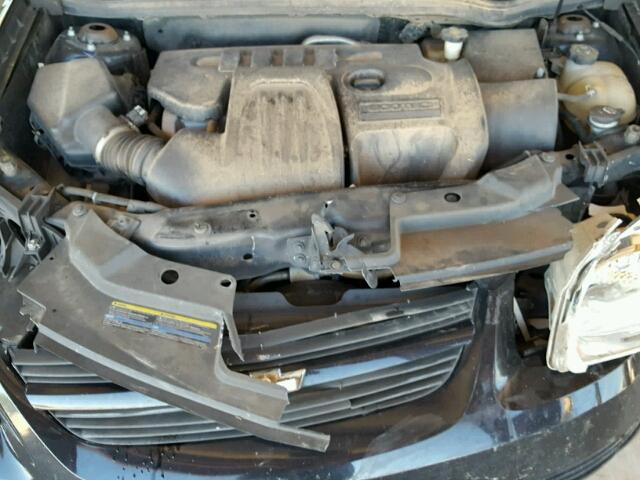 1G1AK15F177266025 - 2007 CHEVROLET COBALT BLACK photo 7