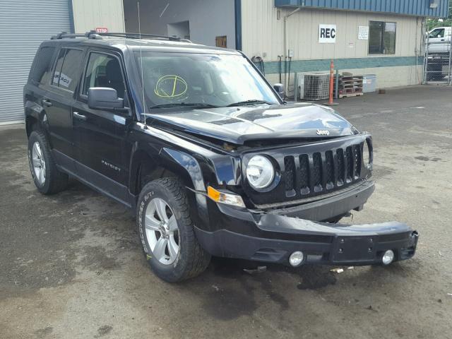 1C4NJRBB1ED734295 - 2014 JEEP PATRIOT SP BLACK photo 1