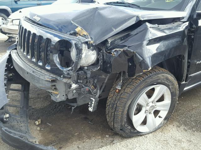 1C4NJRBB1ED734295 - 2014 JEEP PATRIOT SP BLACK photo 9