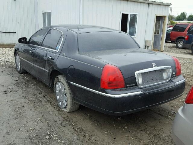 1LNHM82W05Y664276 - 2005 LINCOLN TOWN CAR BLACK photo 3