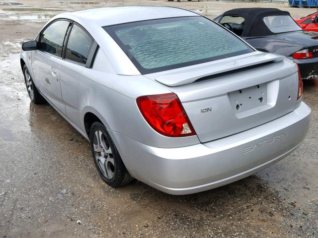 1G8AW14F95Z110999 - 2005 SATURN ION LEVEL SILVER photo 3