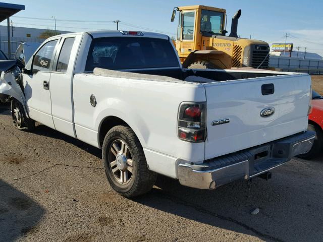 1FTRX12W75NA36692 - 2005 FORD F150 WHITE photo 3