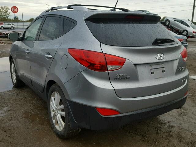 KM8JUCAC1DU621728 - 2013 HYUNDAI TUCSON GLS GRAY photo 3