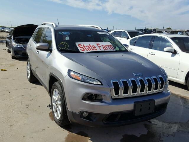 1C4PJLCB3FW660632 - 2015 JEEP CHEROKEE L GRAY photo 1