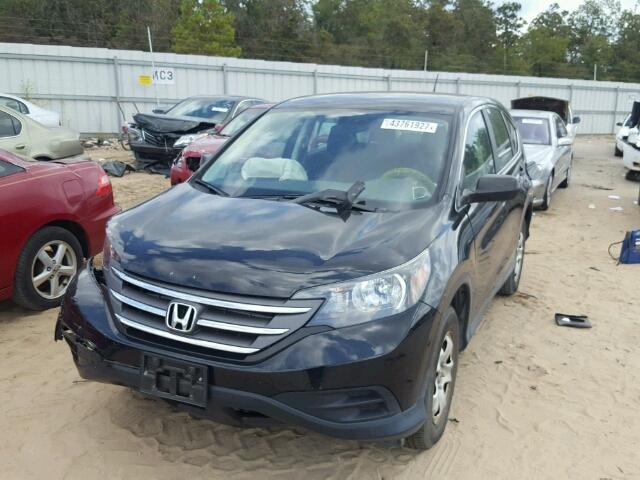 2HKRM3H35EH543317 - 2014 HONDA CR-V LX BLACK photo 2