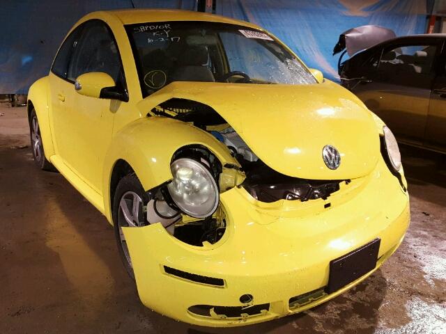 3VWPW31CX6M409584 - 2006 VOLKSWAGEN NEW BEETLE YELLOW photo 1