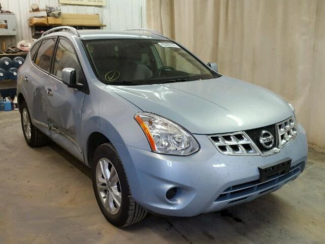 JN8AS5MV1DW100150 - 2013 NISSAN ROGUE BLUE photo 1