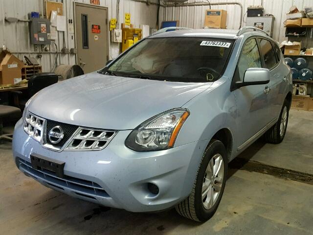 JN8AS5MV1DW100150 - 2013 NISSAN ROGUE BLUE photo 2