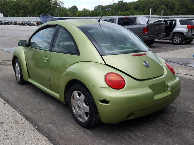 3VWCP21C51M463065 - 2001 VOLKSWAGEN NEW BEETLE 绿色 照片 3