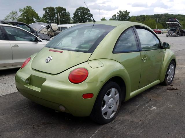 3VWCP21C51M463065 - 2001 VOLKSWAGEN NEW BEETLE 绿色 照片 4