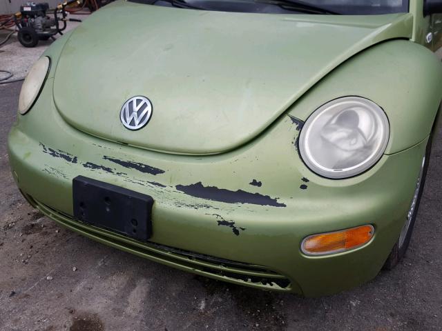 3VWCP21C51M463065 - 2001 VOLKSWAGEN NEW BEETLE 绿色 照片 9