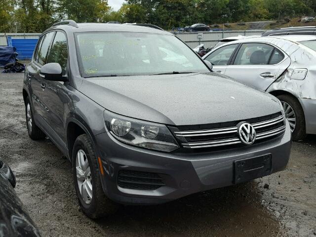 WVGAV7AX6FW558172 - 2015 VOLKSWAGEN TIGUAN GRAY photo 1