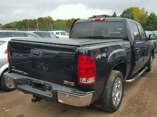 3GTEK33349G242824 - 2009 GMC SIERRA BLACK photo 4