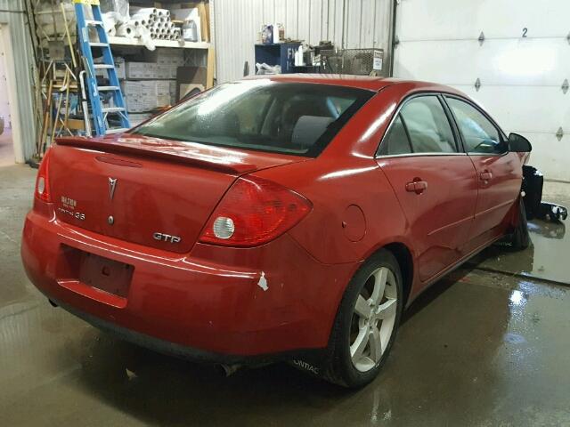 1G2ZM551564252925 - 2006 PONTIAC G6 RED photo 4