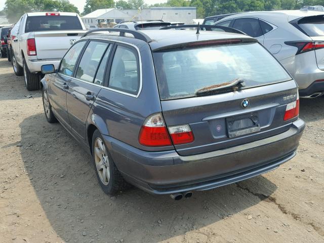 WBAEP334X3PE91593 - 2003 BMW 325 XIT BLUE photo 3