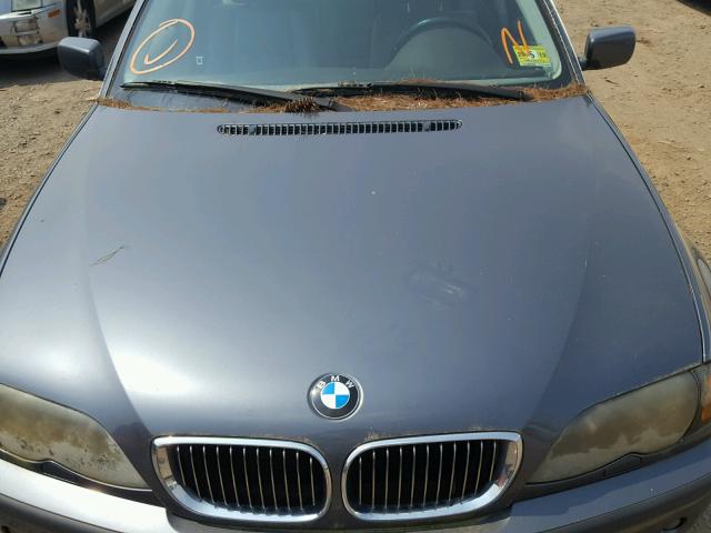 WBAEP334X3PE91593 - 2003 BMW 325 XIT BLUE photo 7