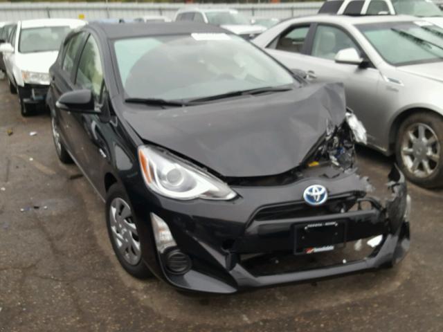 JTDKDTB31F1091501 - 2015 TOYOTA PRIUS C BLACK photo 1