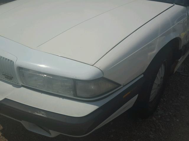 2G4WF14L0N1479000 - 1992 BUICK REGAL GRAN WHITE photo 9