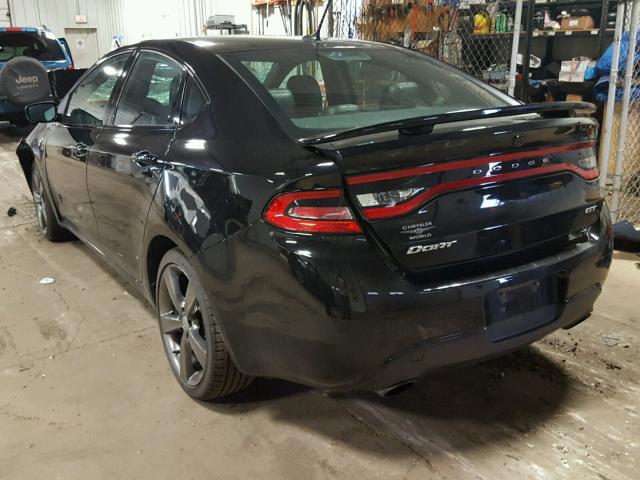 1C3CDFEB4ED822142 - 2014 DODGE DART GT BLACK photo 3