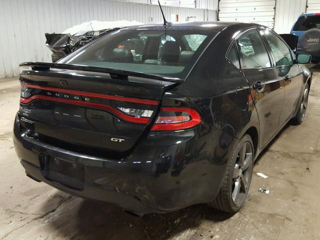 1C3CDFEB4ED822142 - 2014 DODGE DART GT BLACK photo 4