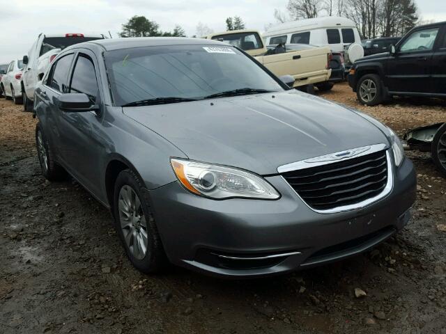 1C3CCBAG9DN722138 - 2013 CHRYSLER 200 LX CHARCOAL photo 1