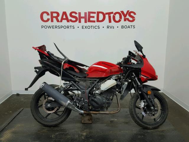 JKAEXMJ13CDAC4427 - 2012 KAWASAKI EX250 J RED photo 1