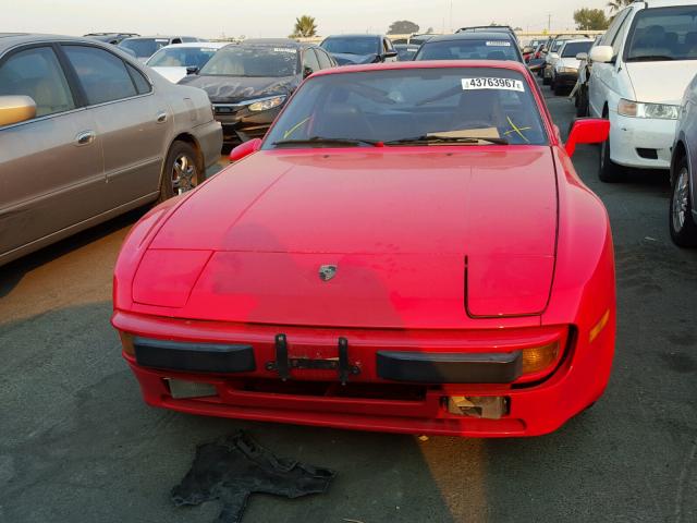 WP0AA0945GN453017 - 1986 PORSCHE 944 RED photo 9