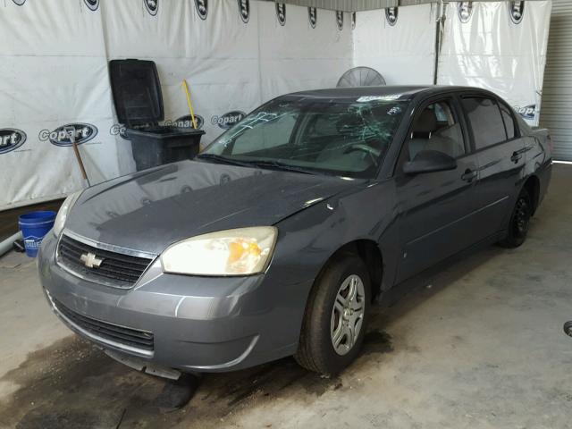 1G1ZS57F57F291393 - 2007 CHEVROLET MALIBU GRAY photo 2