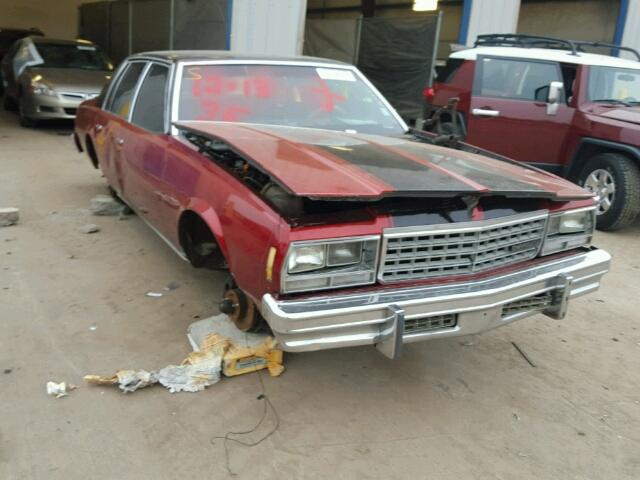 1L69U7S117690 - 1977 CHEVROLET IMPALA RED photo 1