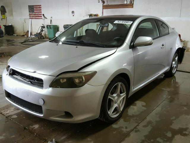 JTKDE177060132849 - 2006 TOYOTA SCION TC SILVER photo 2