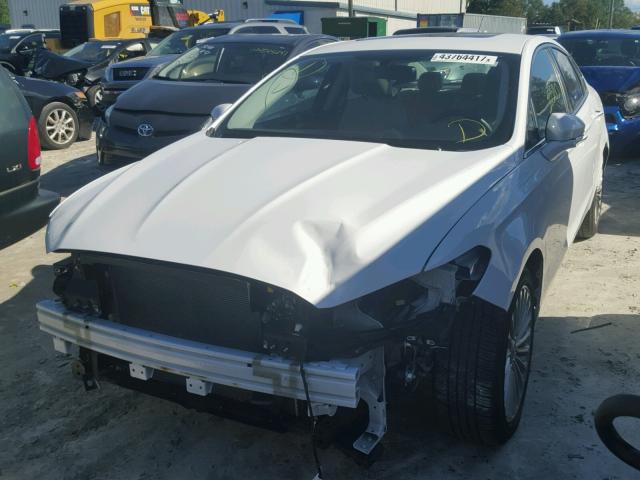 3FA6P0K91GR400280 - 2016 FORD FUSION TIT WHITE photo 2