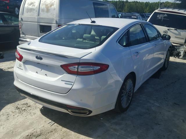 3FA6P0K91GR400280 - 2016 FORD FUSION TIT WHITE photo 4