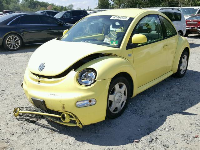 3VWCC21C6XM429205 - 1999 VOLKSWAGEN NEW BEETLE Sarı foto 2