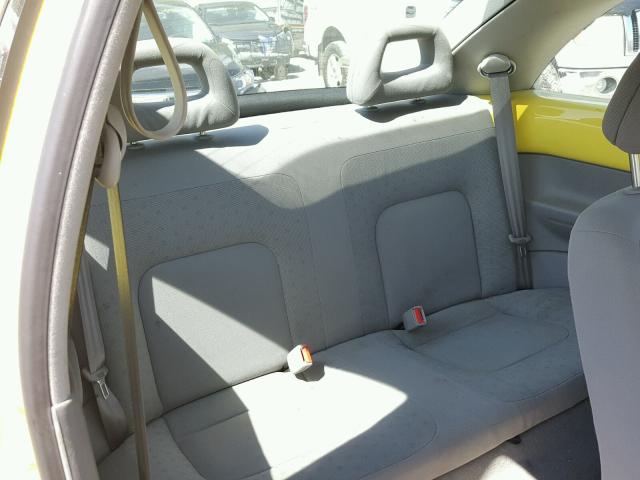 3VWCC21C6XM429205 - 1999 VOLKSWAGEN NEW BEETLE Sarı foto 6