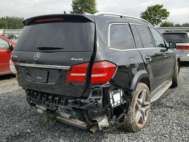 4JGDF7DE0HA808574 - 2017 MERCEDES-BENZ GLS 550 4M BLACK photo 4