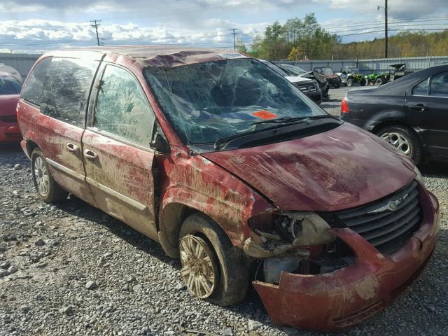 1A4GJ45R47B180439 - 2007 CHRYSLER TOWN & COU RED photo 1