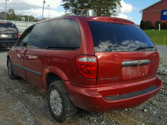 1A4GJ45R47B180439 - 2007 CHRYSLER TOWN & COU RED photo 3