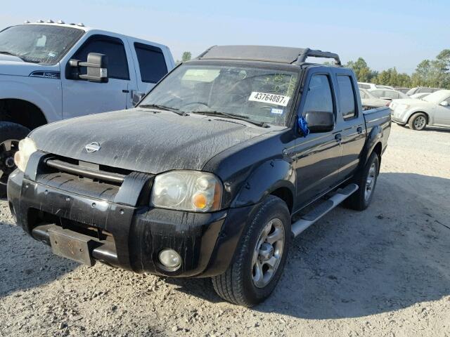 1N6MD27T11C391898 - 2001 NISSAN FRONTIER C BLACK photo 2