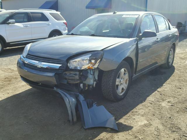 1G1ZU54805F122511 - 2005 CHEVROLET MALIBU LT GRAY photo 2