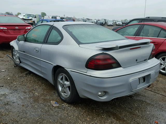 1G2NW12E2YM880789 - 2000 PONTIAC GRAND AM SILVER photo 3